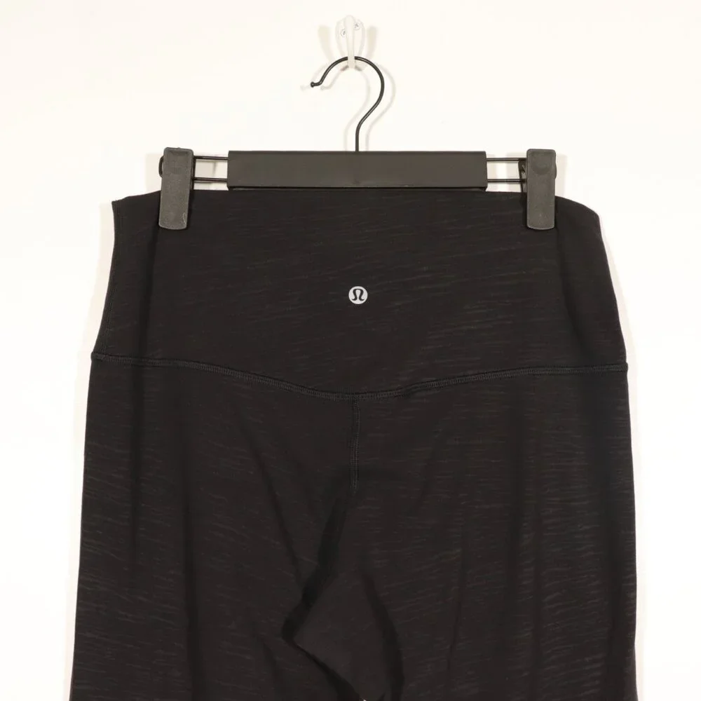 EUC Lululemon Align Pant II 25" Stride Emboss Black Size 10 - Picture 7 of 12